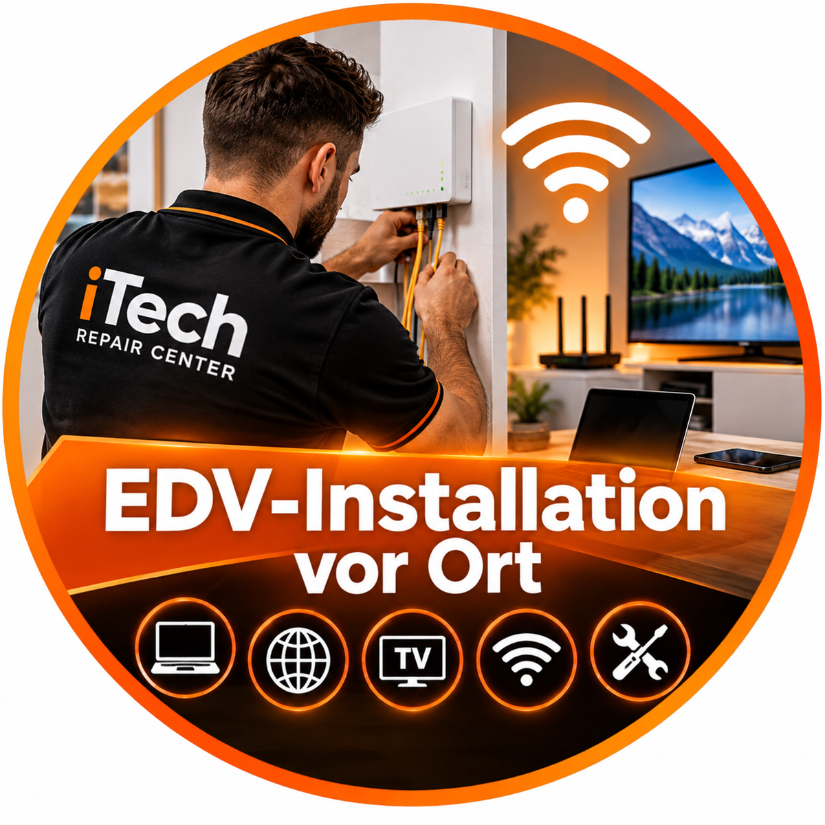 EDV-Installation vor Ort