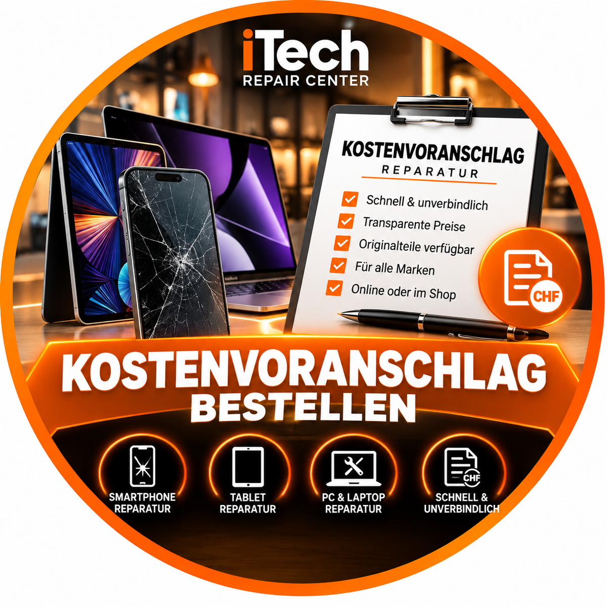 Kostenvoranschlag bestellen